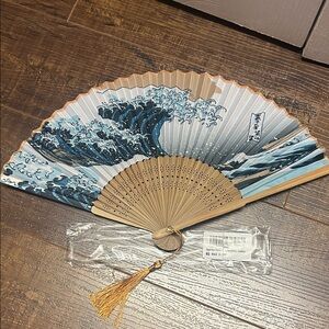 Artistic Japanese Hand Fan